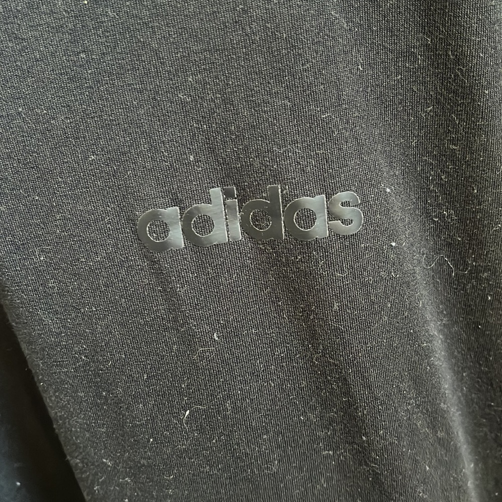 Womens medium climalite adidas white and black tshirt - Picture 2 of 3